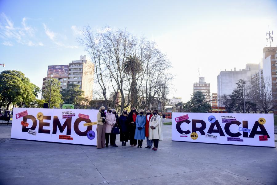 Lanzamiento de campaña Democracia Paritaria