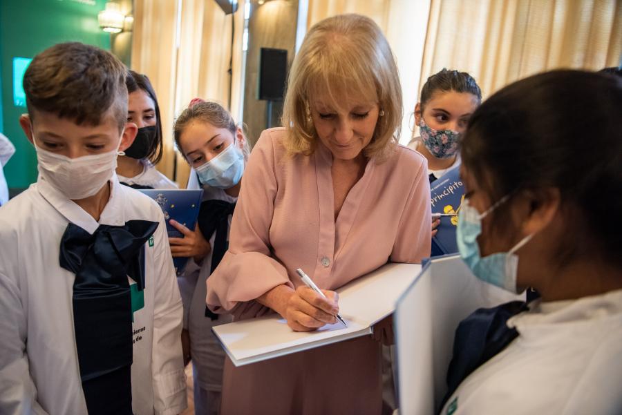 Sesión del Consejo de Niñas y Niños junto al Gabinete 