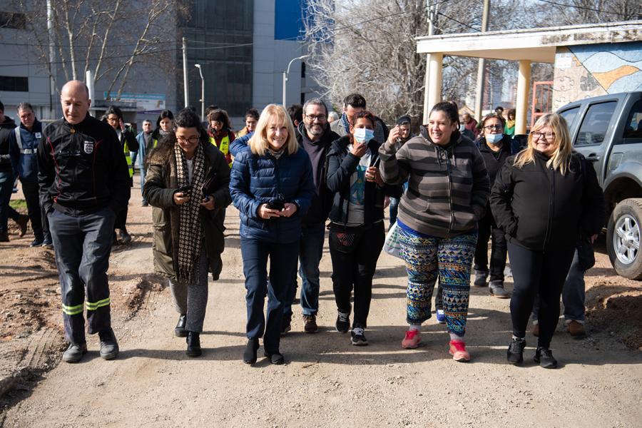 Recorrida por barrio Aquiles Lanza
