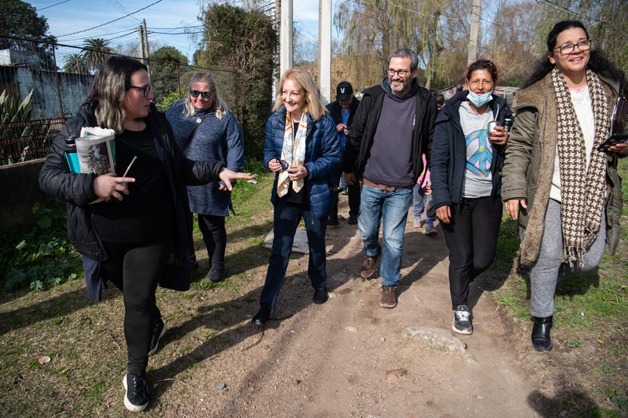 Recorrida por barrio Aquiles Lanza