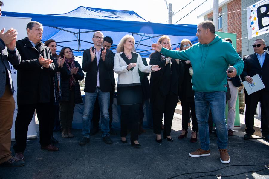 Inaugurción de viviendas en el asentamiento Campichuelo Itapé