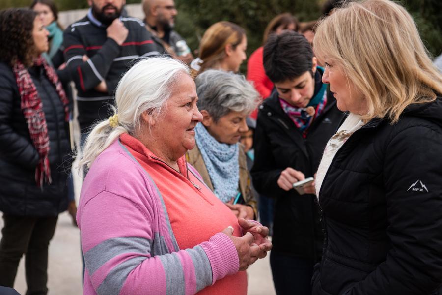 Recorrida por las obras de realojo del barrio La Chacarita