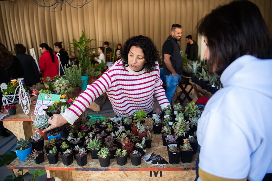 Recorrida por feria sustentable “Montevideo más Verde” en el parque Villa Dolores