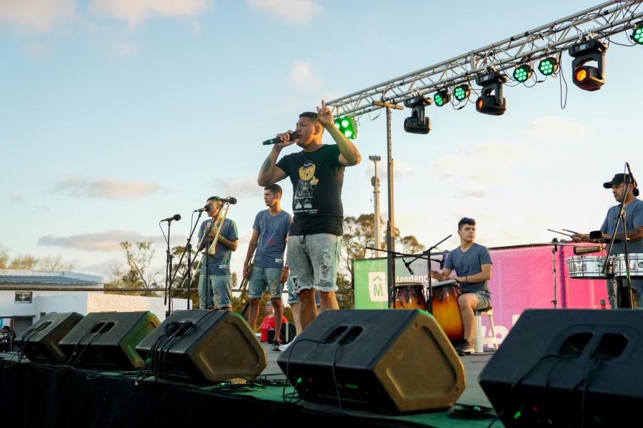 Escenario móvil en el Cerro