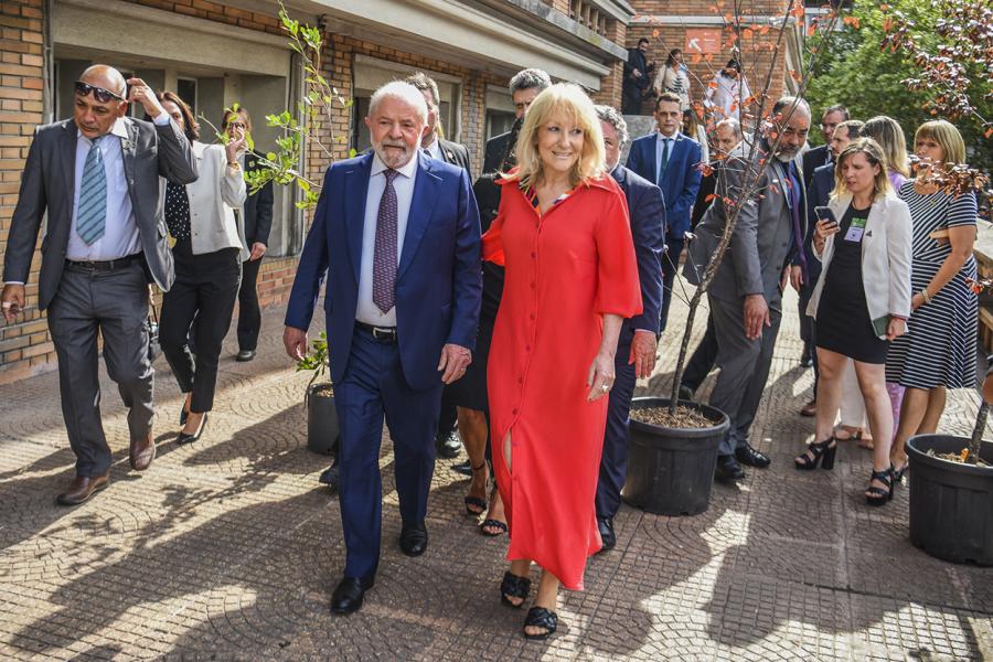  Visita del presidente de Brasil, Luiz Inácio Lula da Silva, a la Intendencia de Montevideo