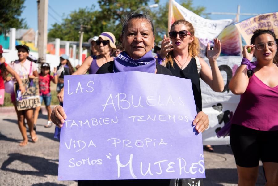 Marcha 8M en Casavalle 