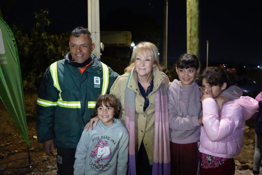 Nuevas luminarias en barrio Torre 8