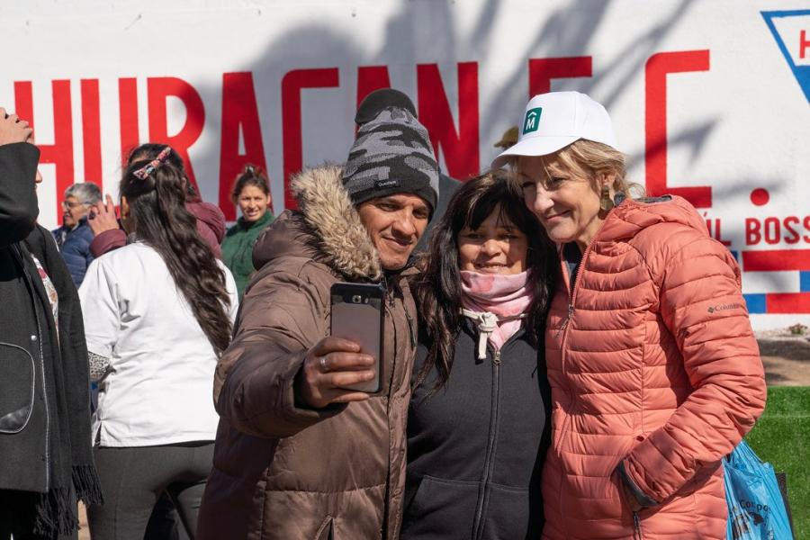  Obras del presupuesto participativo en el gimnasio Huracán del Paso de la Arena