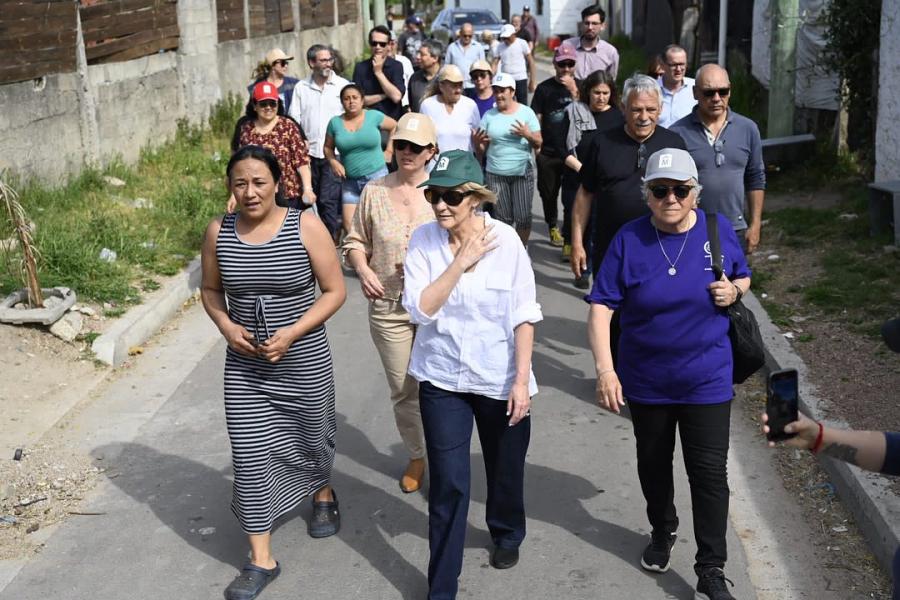 Recorrimos el barrio las Cabañitas