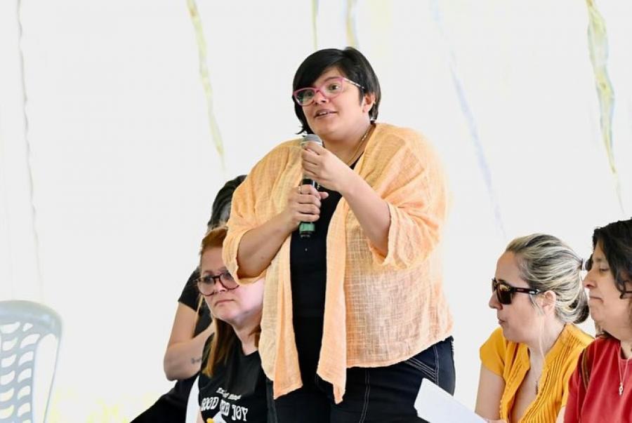 Encuentro con mujeres rurales en el pagro