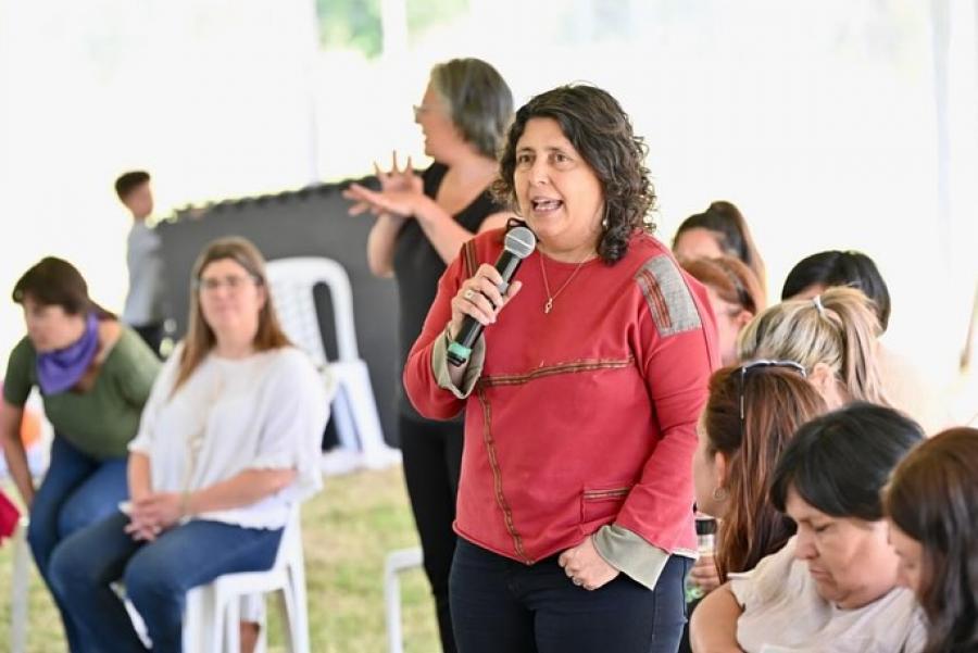 Encuentro con mujeres rurales en el pagro
