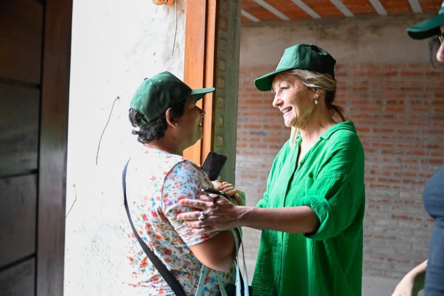 obras del realojo del barrio Santa María Eugenia