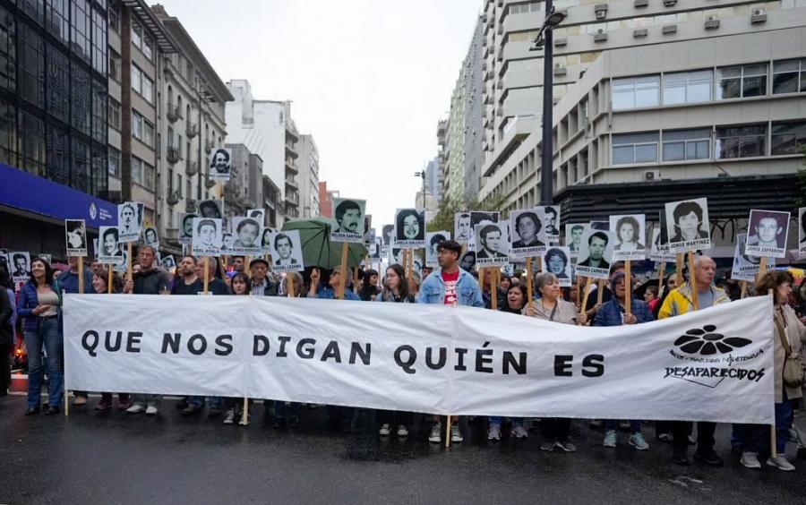 Movilización que nos digan quién es