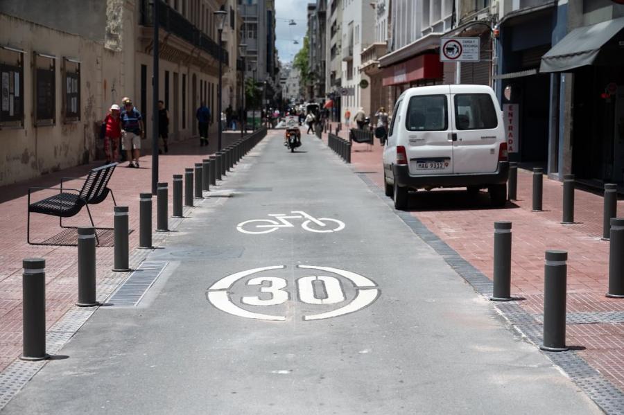 Inauguración de semipeatonalización de la calle Rincón