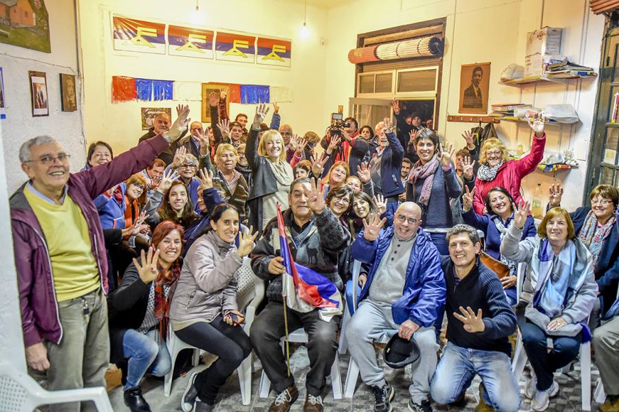 Charla con militantes de Coordinadora Ñ