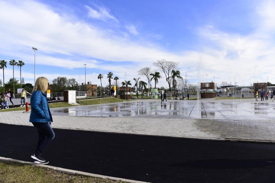 Inauguración del parque del Antel Arena