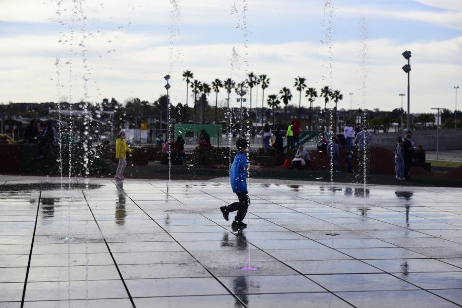 Inauguración del parque del Antel Arena