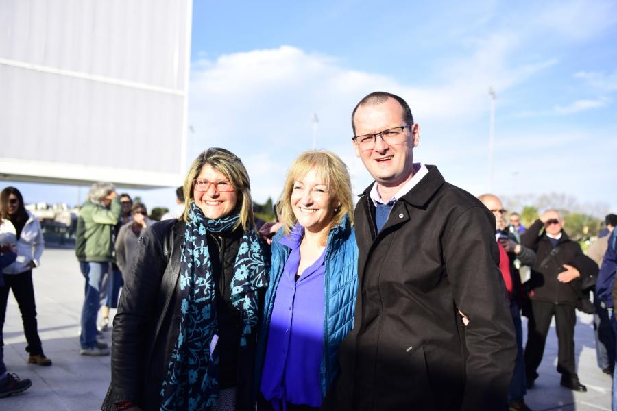 Inauguración del parque del Antel Arena