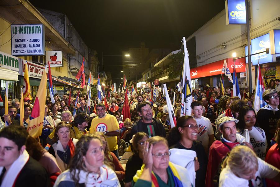 Acto central del FA en Melo, Cerro Largo