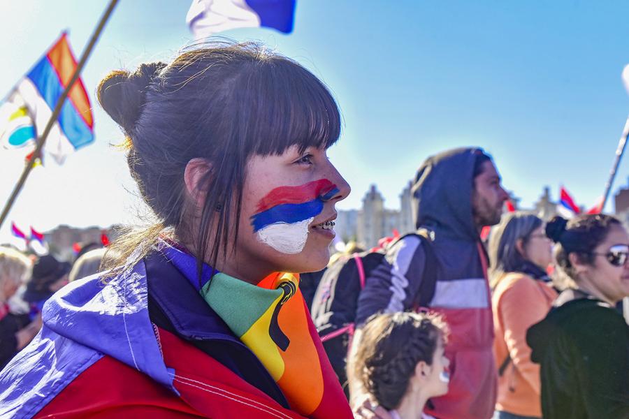 Banderolazo en Playa Ramírez 
