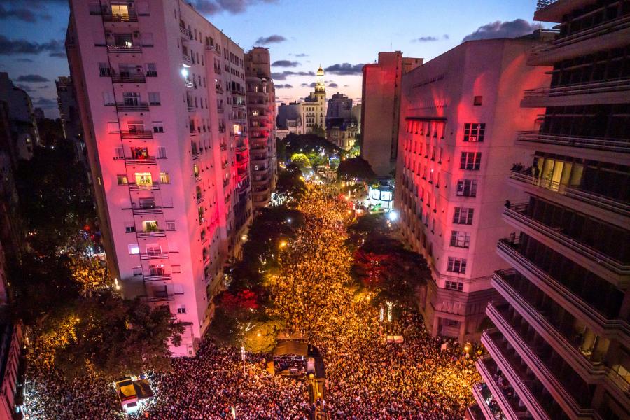 festejos por los 300 años de Montevideo