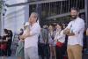  Actividad de la Banda Sinfónica de Montevideo en la vereda del Centro Cultural Florencio Sánchez 