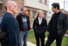 Recorrida por las obras de realojo del barrio La Chacarita