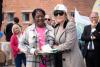 Entrega de viviendas a familias del barrio La Paloma
